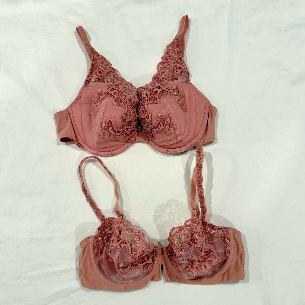 Simone Perele Pink Lace Bras 32D